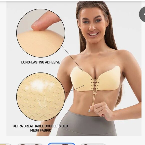 Sticky Bra Strapless Bras for Women Adhesive Bras NEW IN BOX FITS CUPS A-C - Picture 6 of 6